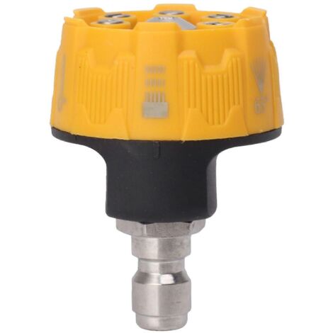 High pressure cleaning machine nozzle 6 in 1 multifunctional adjustable nozzle 1/4 plug interface connector