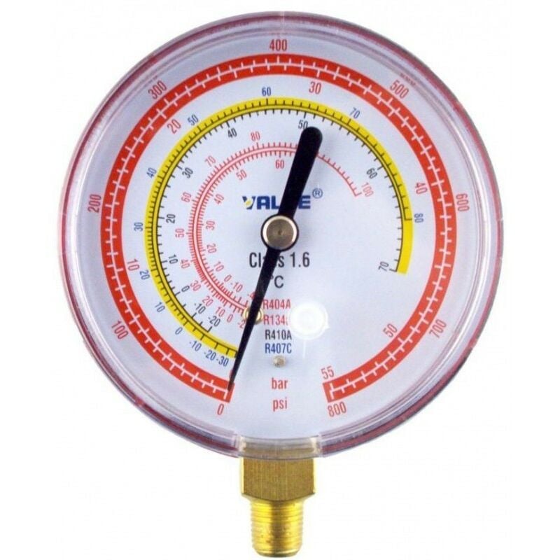 HIGH PRESSURE 70MM 1/8 R22, R404A, R407C, R134A without bridge