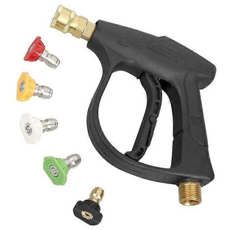 High Pressure Washer Gun Multi Tip NozzleBlack1Pcs