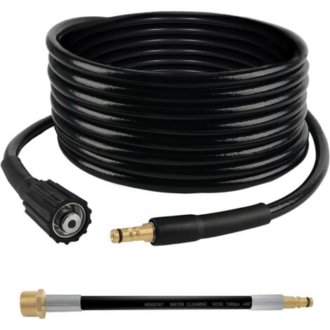 GRID COOL High Pressure Washers Water Cleaning High Pressure Replacement Hose Cleaning Kit 6M/8M/10M/15M for Karcher K2 K3 K4 K5 K6 K7 (6m)