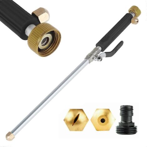 High Pressure Water Gun Car Washing Garden Cleaning Wand Nozzle Wand Attachment Portable Water Sprayer Accessories