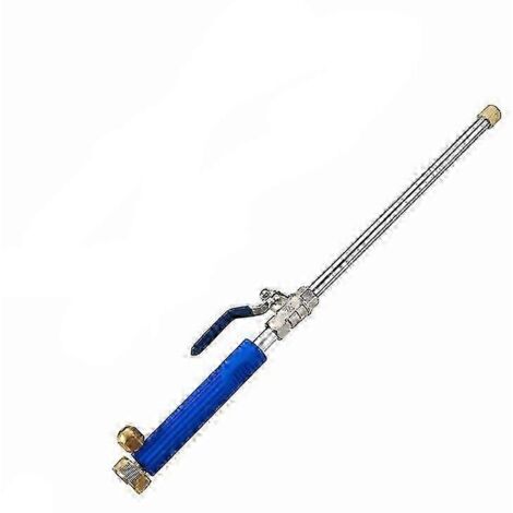 High Pressure Water Nozzle Spray Gun Water Lance With Spray Nozzles Garden Hose Connection 46 Cm Garden(1pcs-blue) -CN-AA