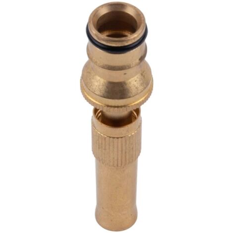 High Pressure Water Spray Metal Brass Nozzle Garden Hose Pipe Lawn Car