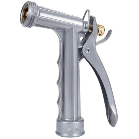 High Pressure Zinc Alloy Garden Hose Nozzle Outdoor Garden Sprayer For Watering Flowers Cleaning Patio And Car Washing Multicolor