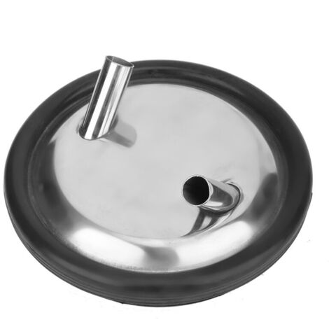 High-quality stainless steel milk bucket lid with gasket for milking machines, double-opening lid for easy access
