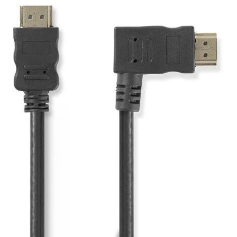 High speed hdmi cable with ethernet right hooked hdmi connector hdmi connector 4k30hz 102 gbps 150 m round pvc black envelope 38750278 38750278 38750278 38750278 38750278