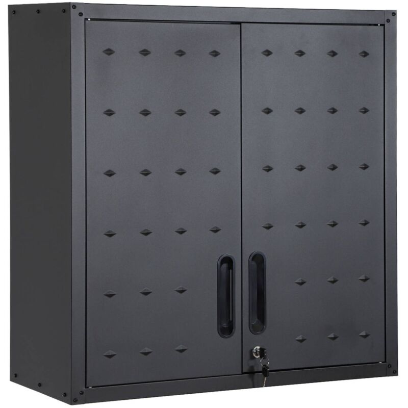 Sweeek High Storage Cabinet For Garages Black 30x75x77 Cm - Bobby