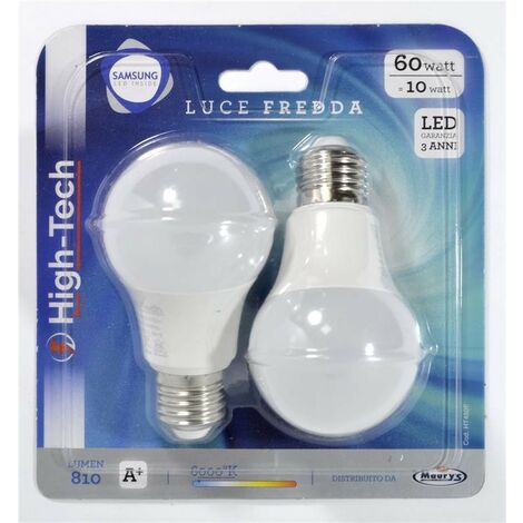 Lampadina LED globo G95 E27 12W luce fredda 6000K Ecoman