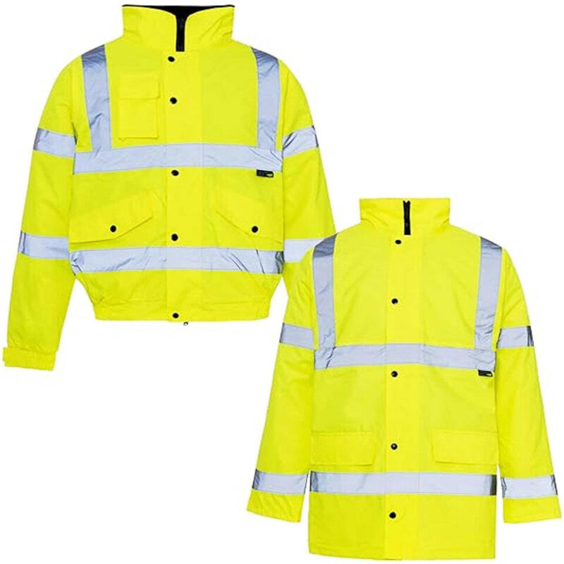 1 x Medium Parka High Visibility Safety Workwear Parka & Jackets