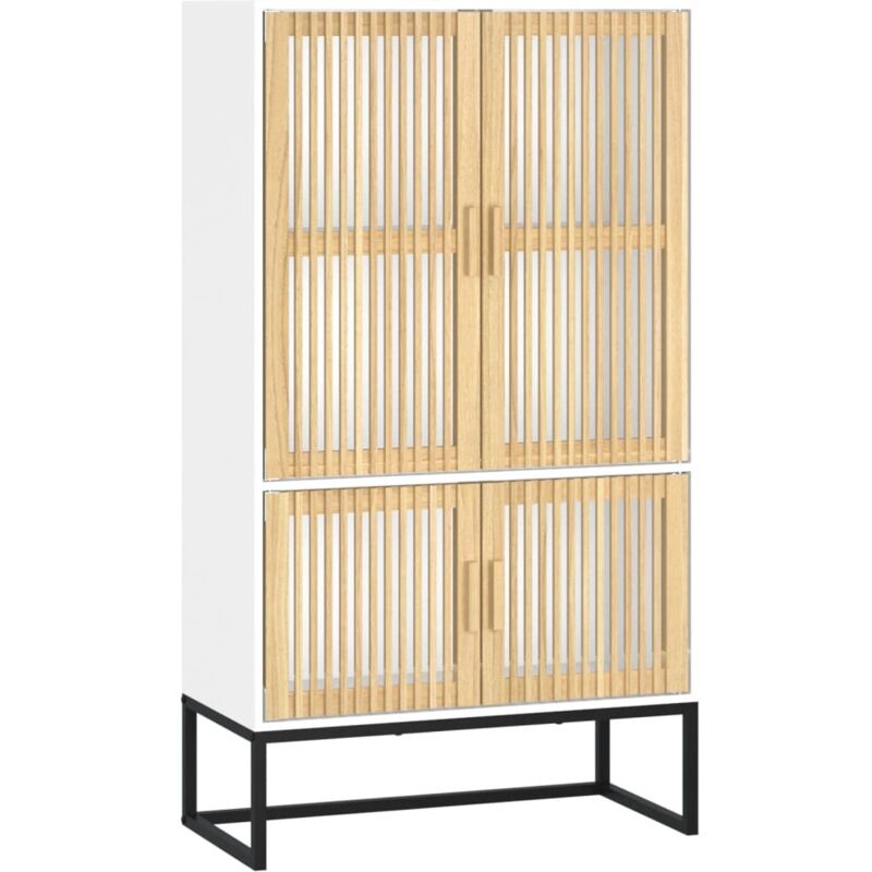 Highboard Weiß 70x35x125 Cm Holzwerkstoff Vidaxl