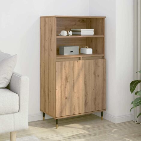 Highboard Artisan-Eiche 60x36x110 cm Holzwerkstoff vidaXL