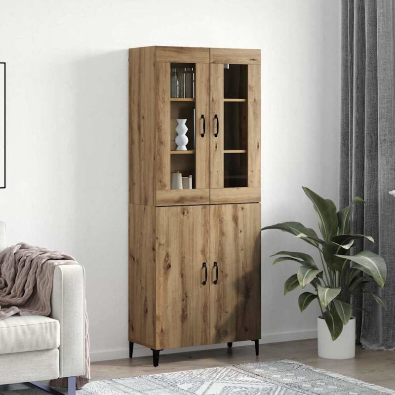 Vidaxl - Highboard 2 Pcs Artisan Oak 69.5 X 34 X 180 Cm Engineered Wood