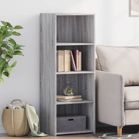 Highboard Grau Sonoma 45x41x124 cm Holzwerkstoff vidaXL