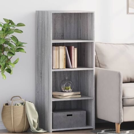 Highboard Grau Sonoma 50x41x124 cm Holzwerkstoff vidaXL