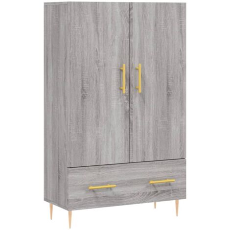 Highboard Grau Sonoma 69,5x31x115 cm Holzwerkstoff vidaXL