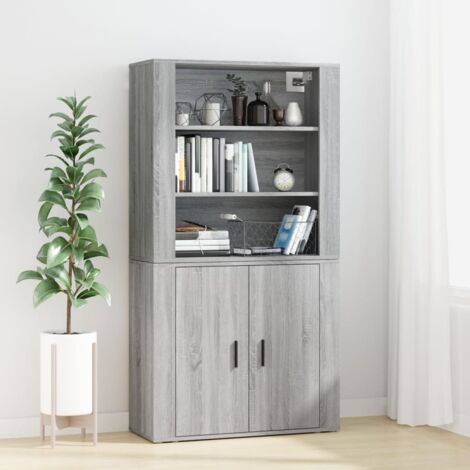 Highboard Grau Sonoma Holzwerkstoff vidaXL