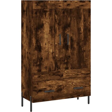 Highboard Räuchereiche 69,5x31x115 cm Holzwerkstoff vidaXL