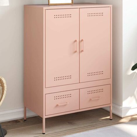 Highboard Rosa 68x39x101,5 cm Stahl vidaXL