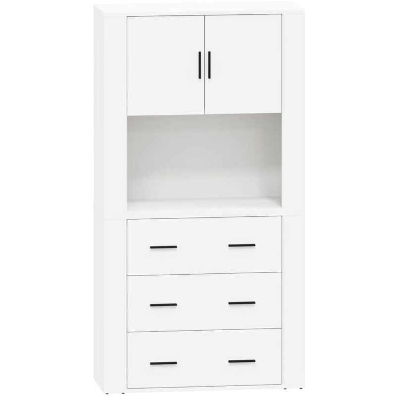 Highboard Weiß Holzwerkstoff - Vidaxl