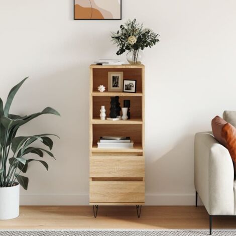 Highboard Sonoma Oak 40x36x110 cm Engineered Wood vidaXL