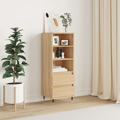 Highboard Sonoma Oak 40x36x110 cm Engineered Wood vidaXL