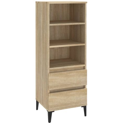 Highboard Sonoma Oak 40x36x110 cm Engineered Wood vidaXL