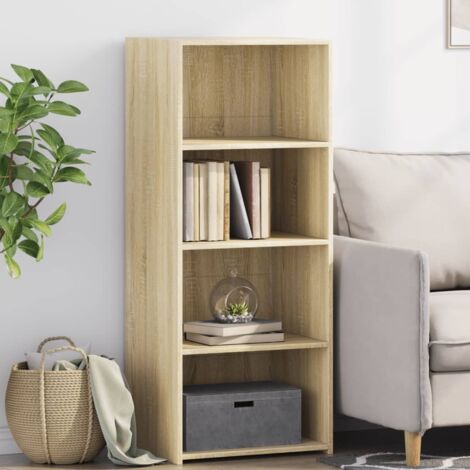 Highboard Sonoma Oak 50x41x124 cm Engineered Wood vidaXL