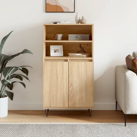 Highboard Sonoma Oak 60x36x110 cm Engineered Wood vidaXL