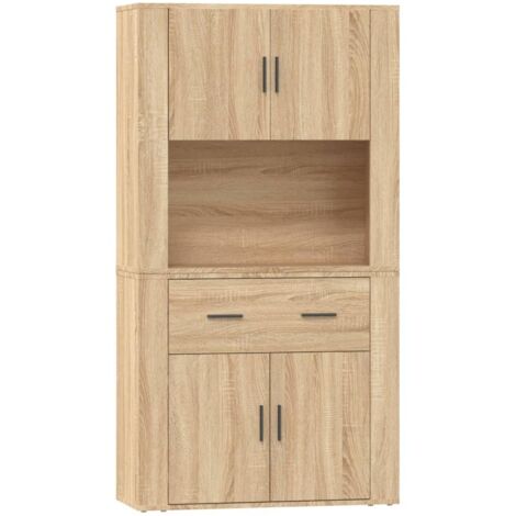 Highboard Sonoma Oak Engineered Wood vidaXL