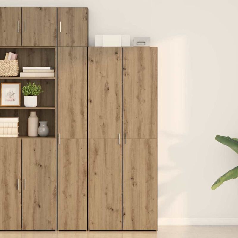 Hochboard Eiche Handwerklich 70 X 42.5 X 185 Cm Holzwerkstoff Vidaxl