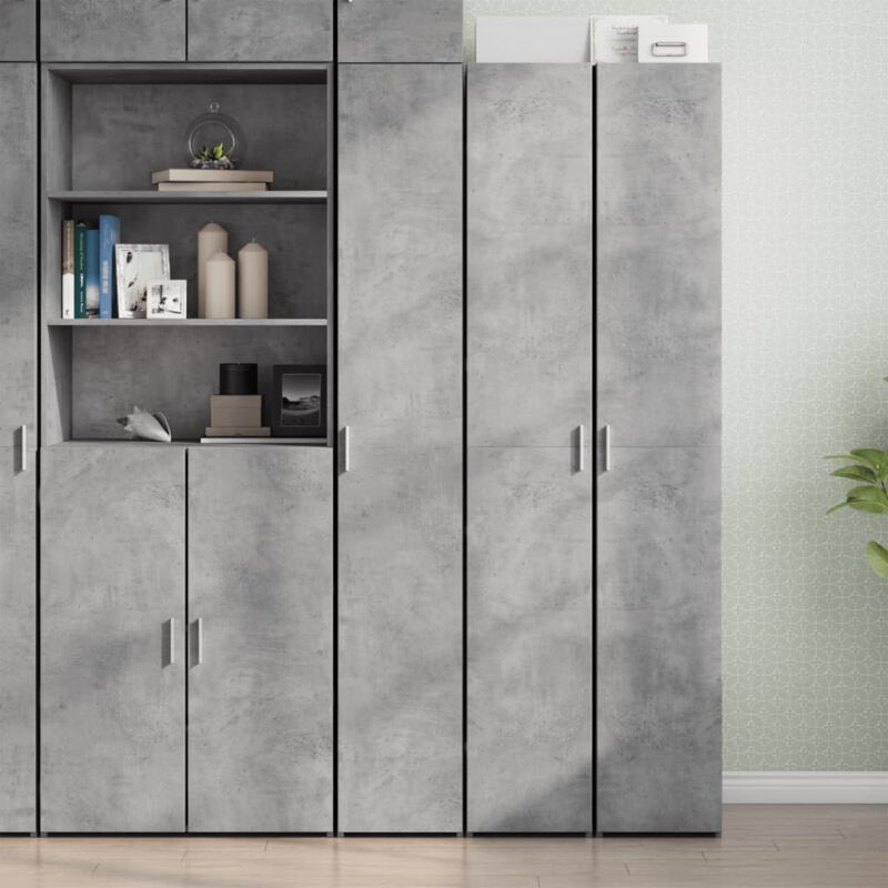 Highboard Betongrau 30x42, 5x185 Cm Holzwerkstoff - Vidaxl