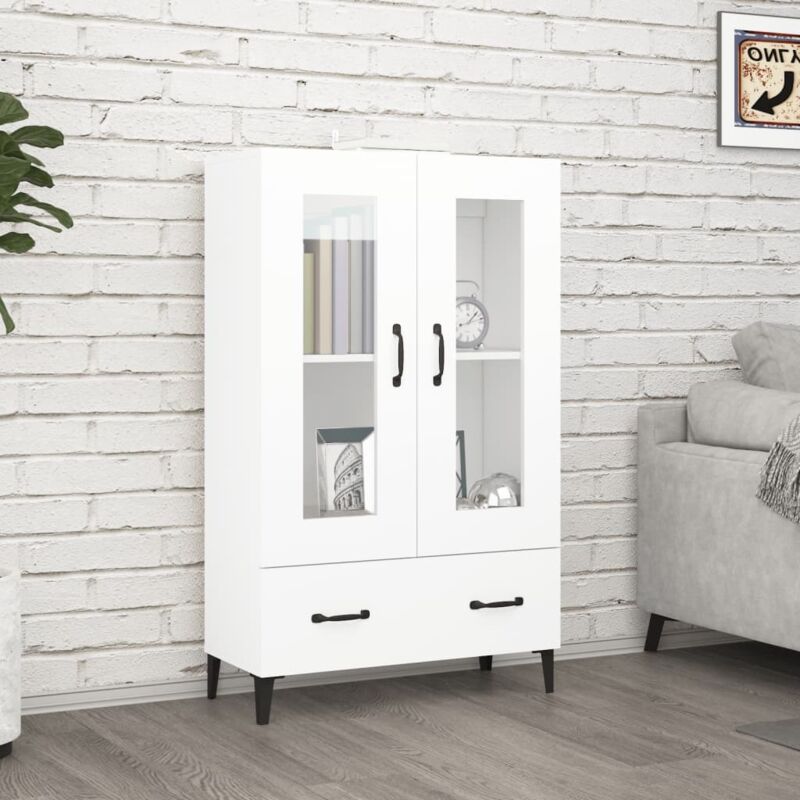 Highboard Weiß 70x31x115 Cm Holzwerkstoff Vidaxl