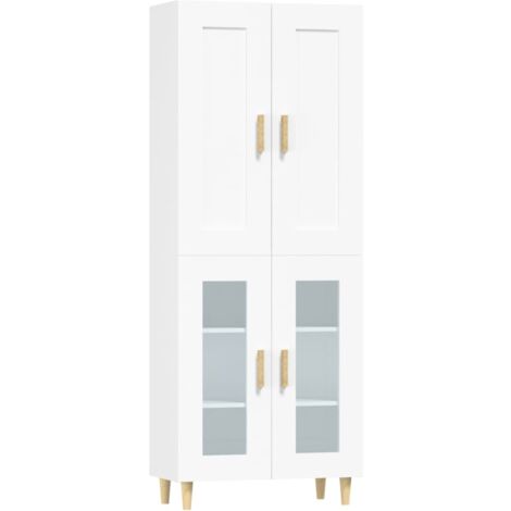 Highboard Weiß 69,5x34x180 cm Holzwerkstoff vidaXL