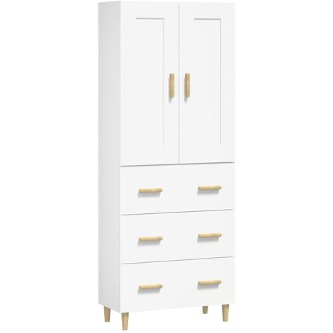 Highboard Weiß Holzwerkstoff vidaXL