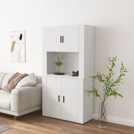 Highboard Weiß Holzwerkstoff vidaXL