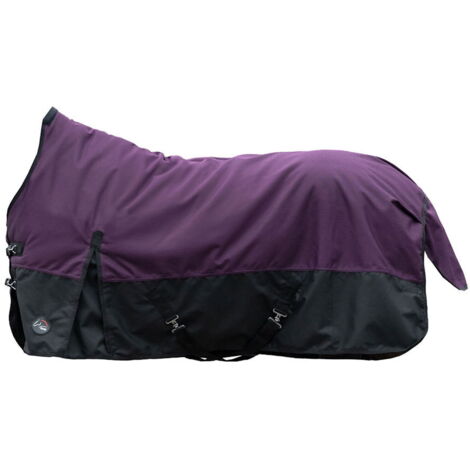 Highneckdecke Glasgow 1200D mit Fleecefutter: 115 cm, nero