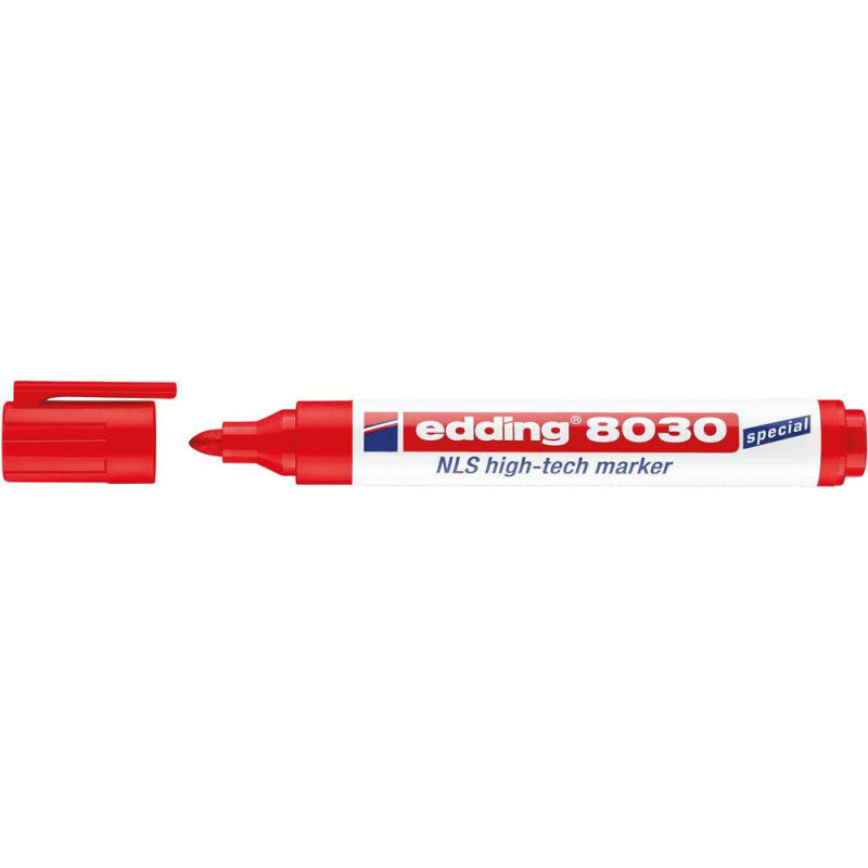 

High Tech-Permanentes Edding Marcador 8030Nls Roja