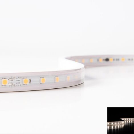 HighVoltage Pro+ Neutralweiß 230V CRI90 LED Streifen 25M 8W/m 54LED/m 15,5mm IP65 4000K