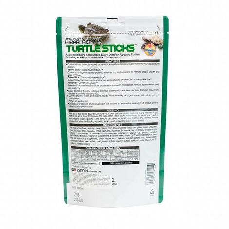 Hikari Turtle Sticks [SNG] 120g - 49345
