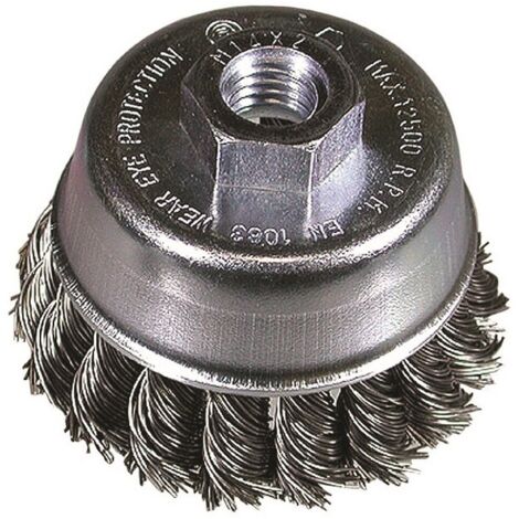 HIKOKI 751309 - Cepillos de acero 110x0.5 mm inserción M14