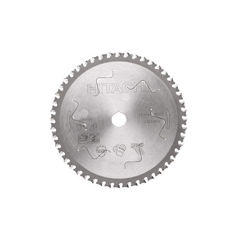 Hikoki(hitachi) - Lame Ø185 48 dents alés.20mm tcg inox hikoki 752435