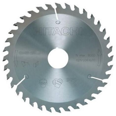 HIKOKI 752443 - Disco para sierra circular e ingletadora 210x2.6x1.6 mm eje 30 mm 60 dientes para madera