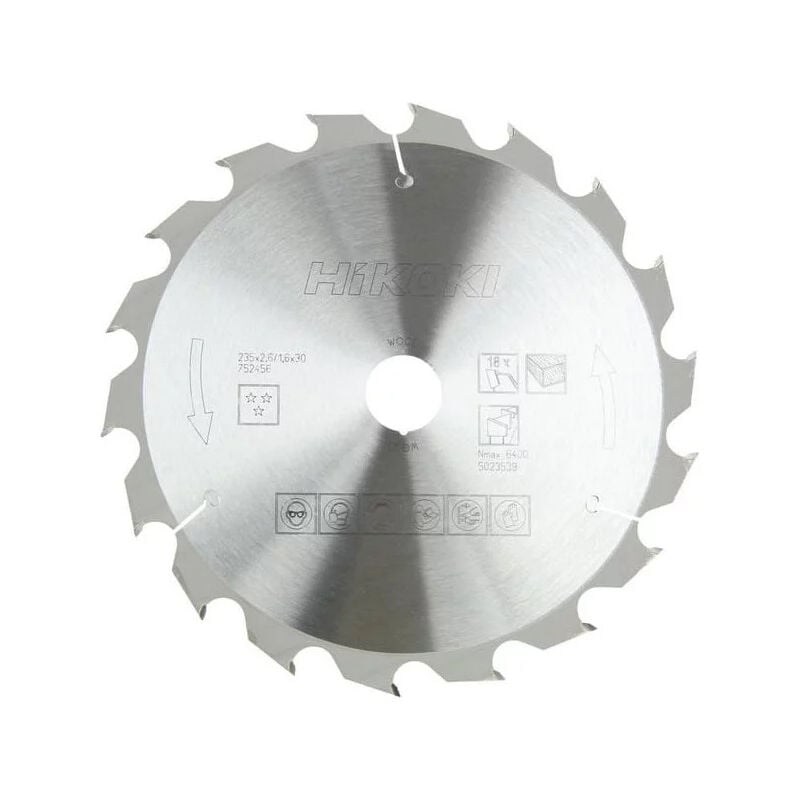 Hikoki - Lame de scie circulaire pour bois 190 x 20, 48 dents 752485