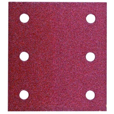 Hikoki 753042 Hojas de Lija para Lijadora 114x104mm Grano 60 10 Piezas