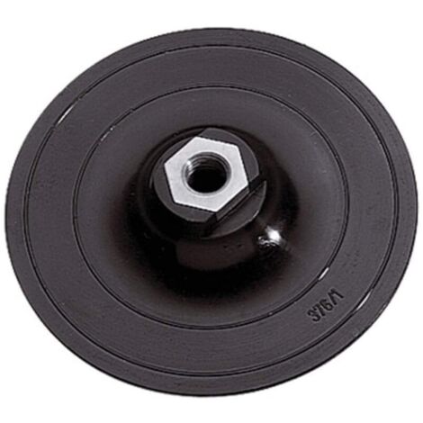 HIKOKI 753809 - Plato de soporte para discos de lija para amoladoras angulares 180 mm M14 negro