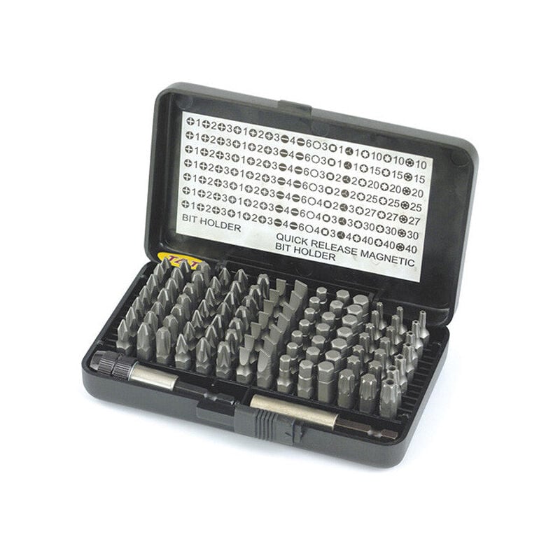 Hikoki - Coffret de 100 embouts 754000 - 2 Porte-embout magnétique à changement rapide