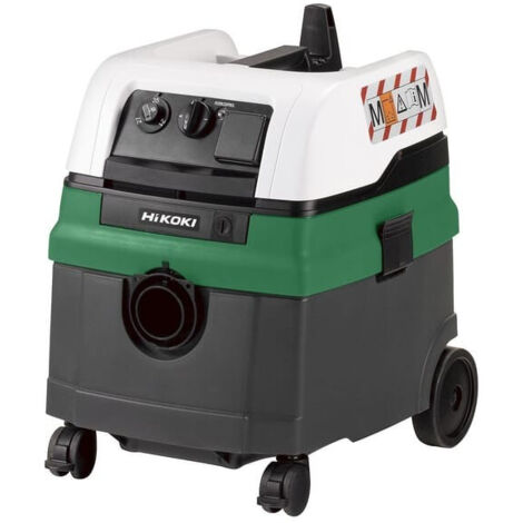 Hikoki – Aspirateur eau et poussières professionnel 1200W – Capacité 20L – Dépression 25 kPa – Pour chantiers humides et poussières fines - RP250YDM