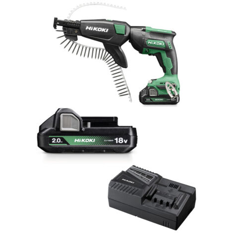 HIKOKI AVVITATORE CARTONGESSO W18DB 18V 10NM + ACC- 1,0 pz