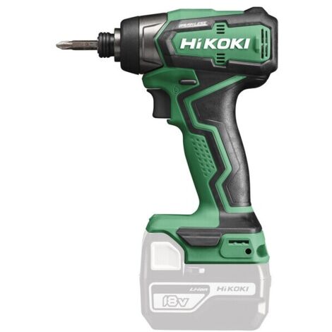 HIKOKI AVVITATORE IMPULSI WH18DD 18V 1/4 140 NM BRUSH SOLO CORPO