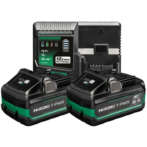 HiKOKI Booster Pack T-Power 18V 8,0Ah - 36V 4,0Ah + Schnelladegerät UC36YSL2WAZ